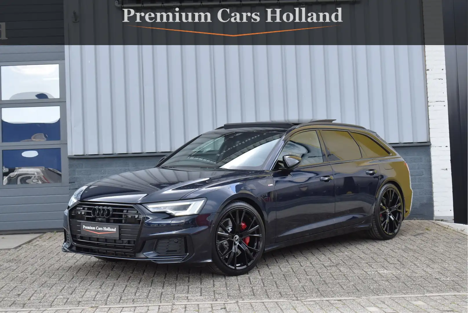 Audi A6 Avant 55 TFSI e Quattro 367 Pk S-Line Black Ed Pan Bleu - 1