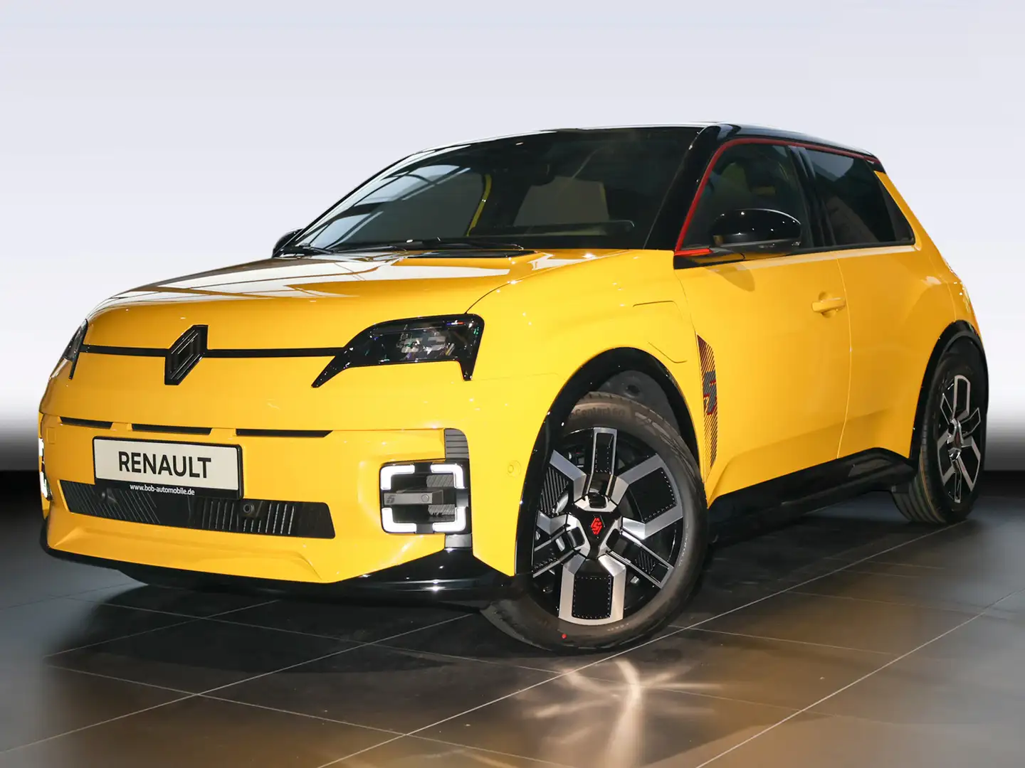 Renault R 5 E-Tech Iconic Five 150 Comfort Range 8-fach bereift Gelb - 1