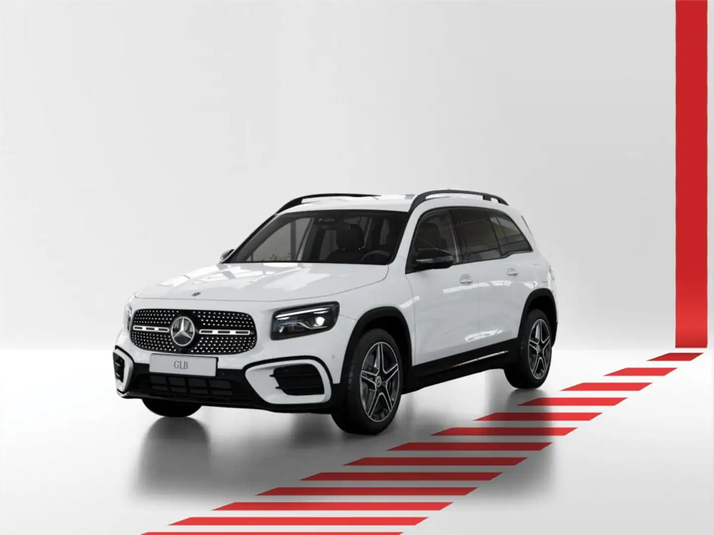 Mercedes-Benz GLB 220 d 4M AMG MULTIBEAM AHK NIGHT 360° TEMPO Alb - 1