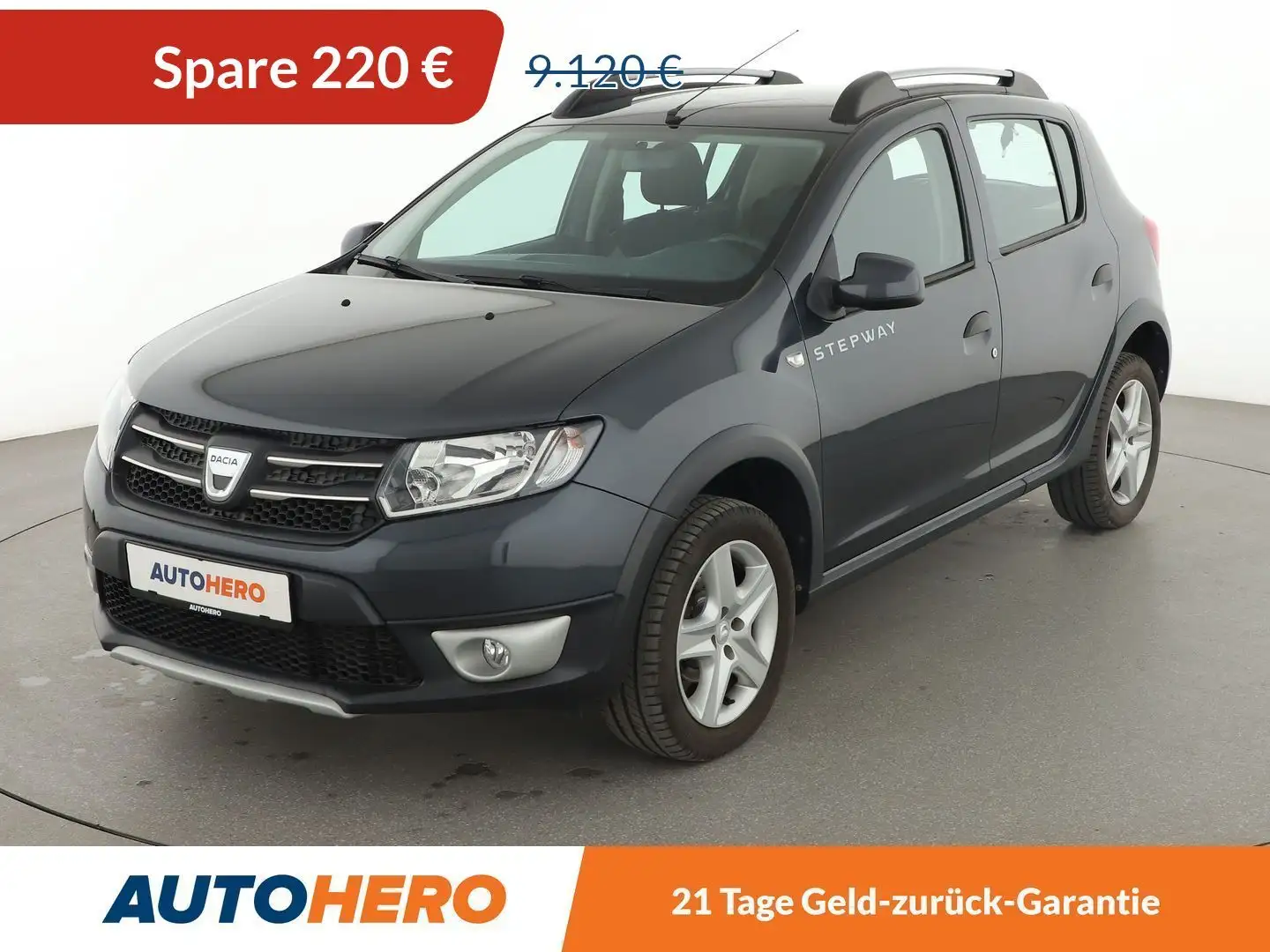 Dacia Sandero 0.9 TCe Stepway Prestige*NAVI*PDC*KLIMA* Grau - 1