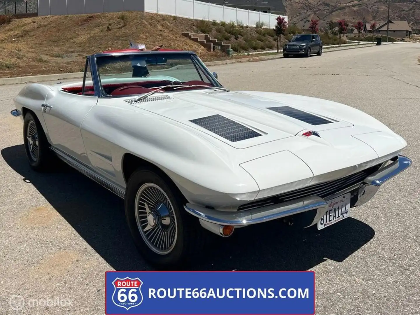 Chevrolet Corvette C2 Cabriolet | 1963 | Route 66 Auctions Zwart - 1