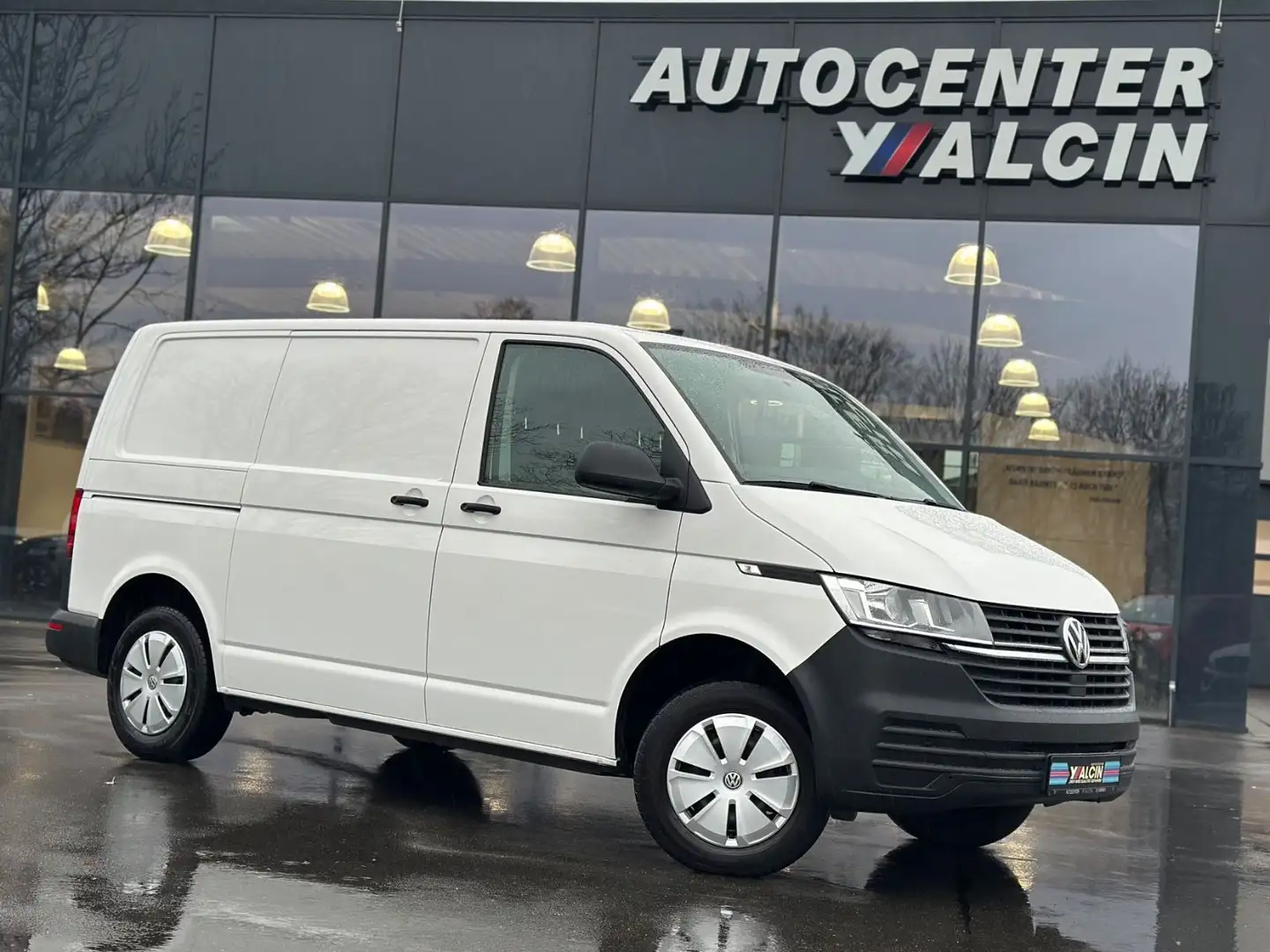 Volkswagen T6 Transporter T6.1 Transporter Kasten 2.0 TDI 1.H/KLIMA/PDC/BT Weiß - 1