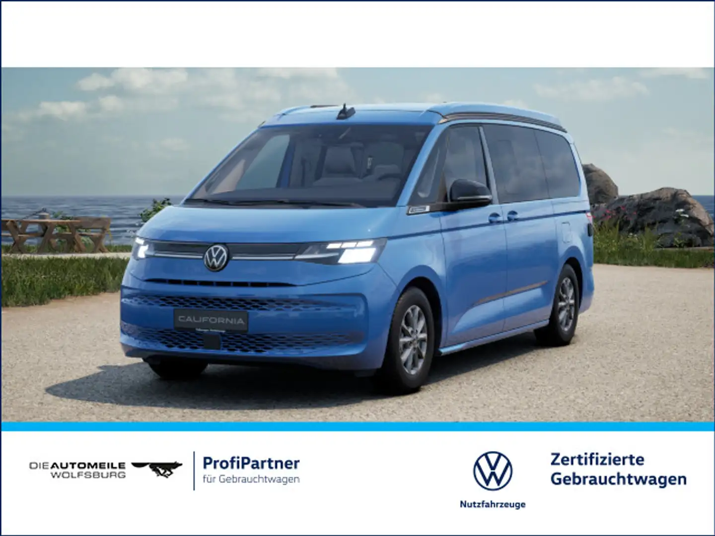 Volkswagen T7 California AD 2.0 TDI DSG Ocean LED/ACC/AHK Синий - 1