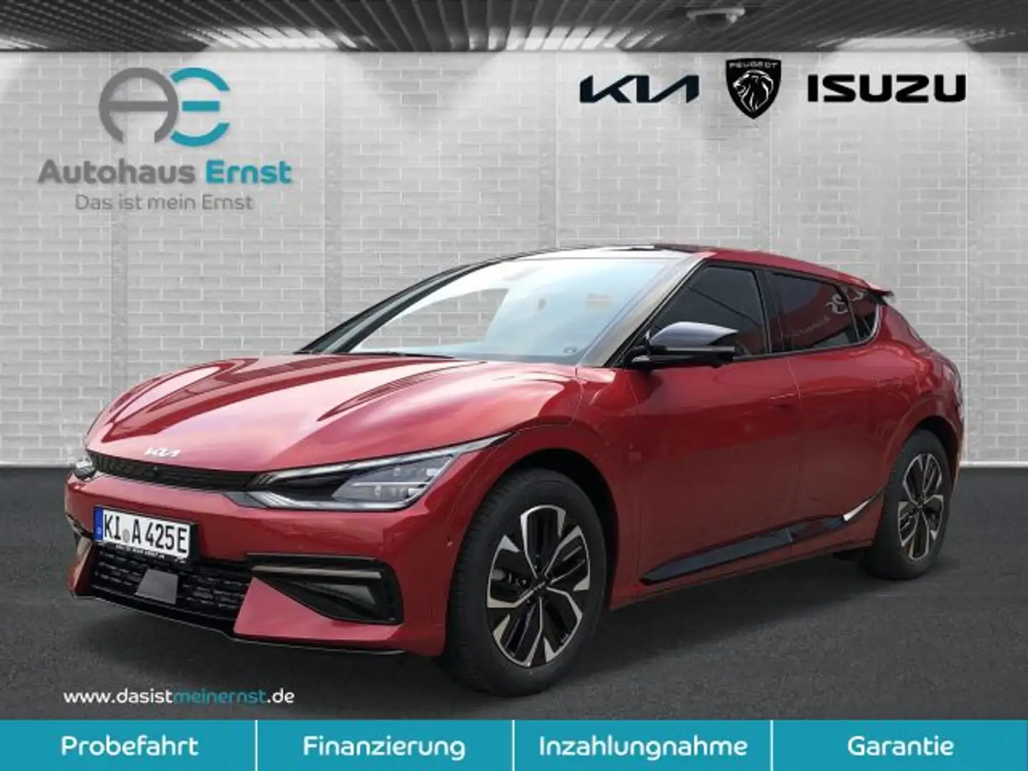 Kia EV6 77,4-kWh GT-line Rot - 1