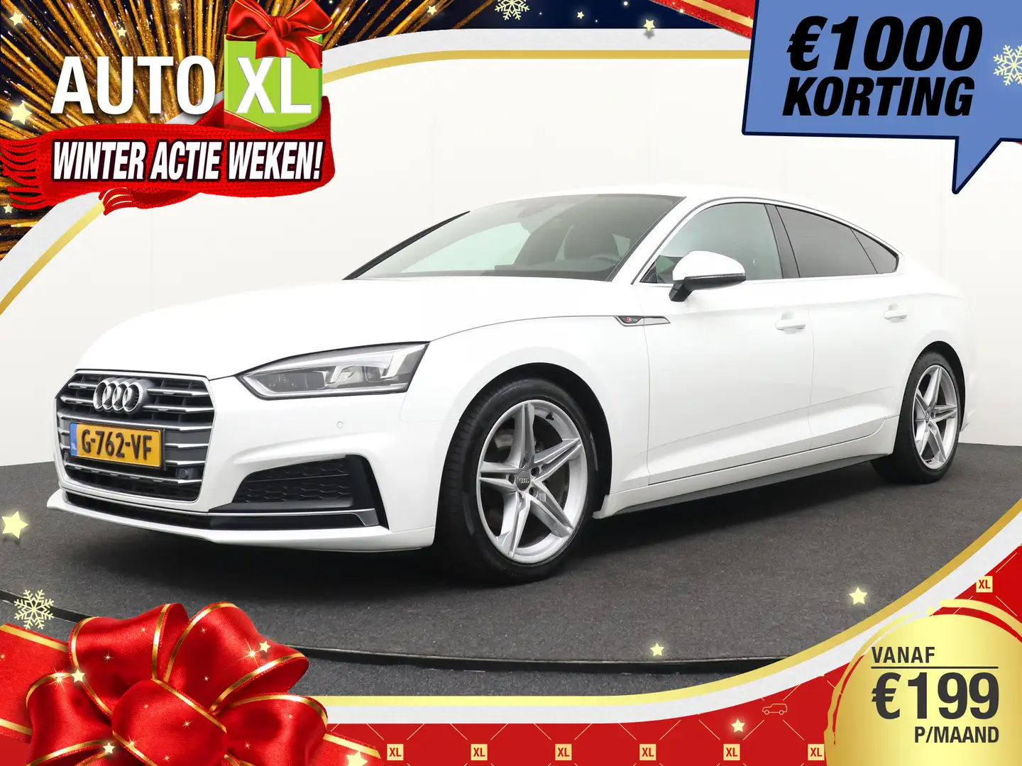 Audi A5 Sportback 35 150 PK Aut. S-line H-Leder Sportstoel Blanc - 1