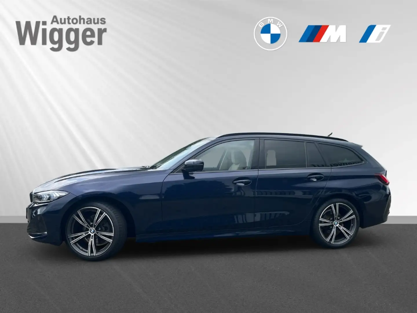 BMW 320 d xDrive touring/HUD/StandHZG/LED/Navigation Blau - 2