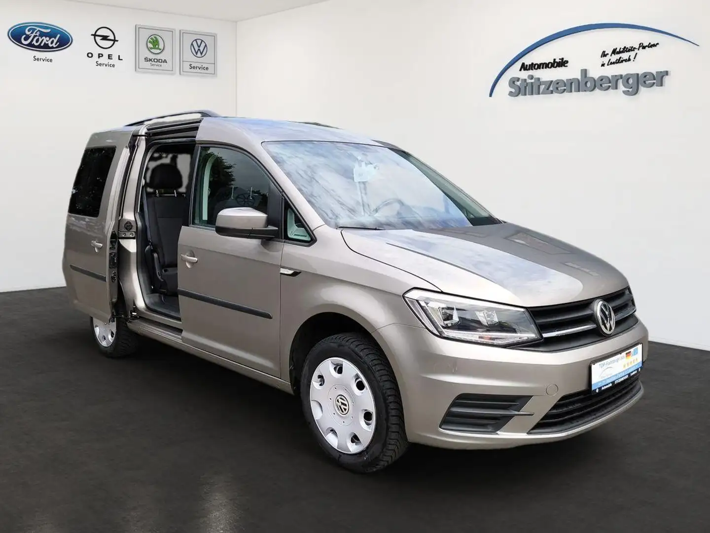 Volkswagen Caddy 1.4 TSI DSG*Tempomat*Klima*SHZ*Navi* Beige - 2