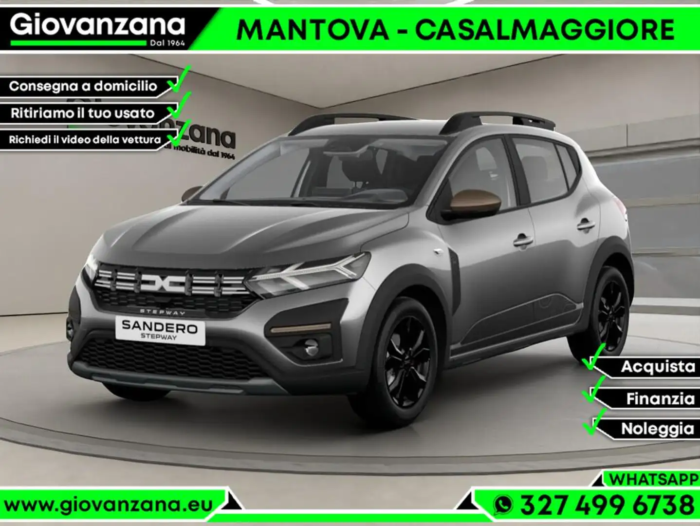 Dacia Sandero 1.0 tce Extreme GPL 100cv NEOPATENTATI Grigio - 1