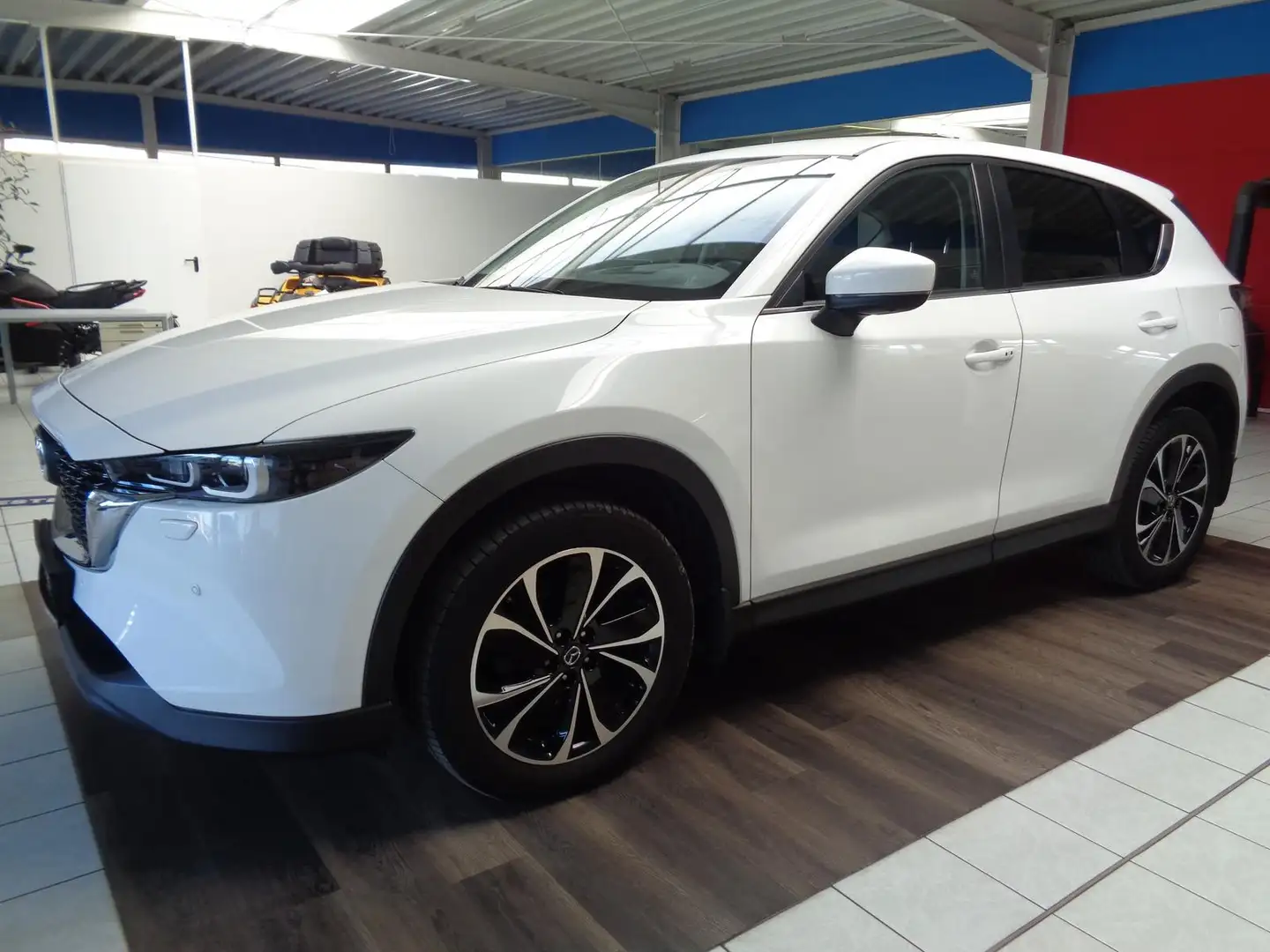 Mazda CX-5 Ad'vantage 360°Cam.Navi.LED,HUD.abn.AHK Blanc - 2