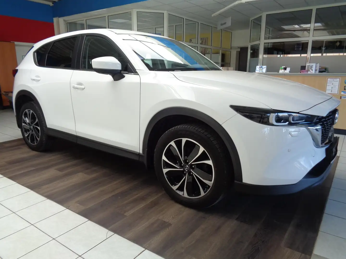 Mazda CX-5 Ad'vantage 360°Cam.Navi.LED,HUD.abn.AHK Blanc - 1