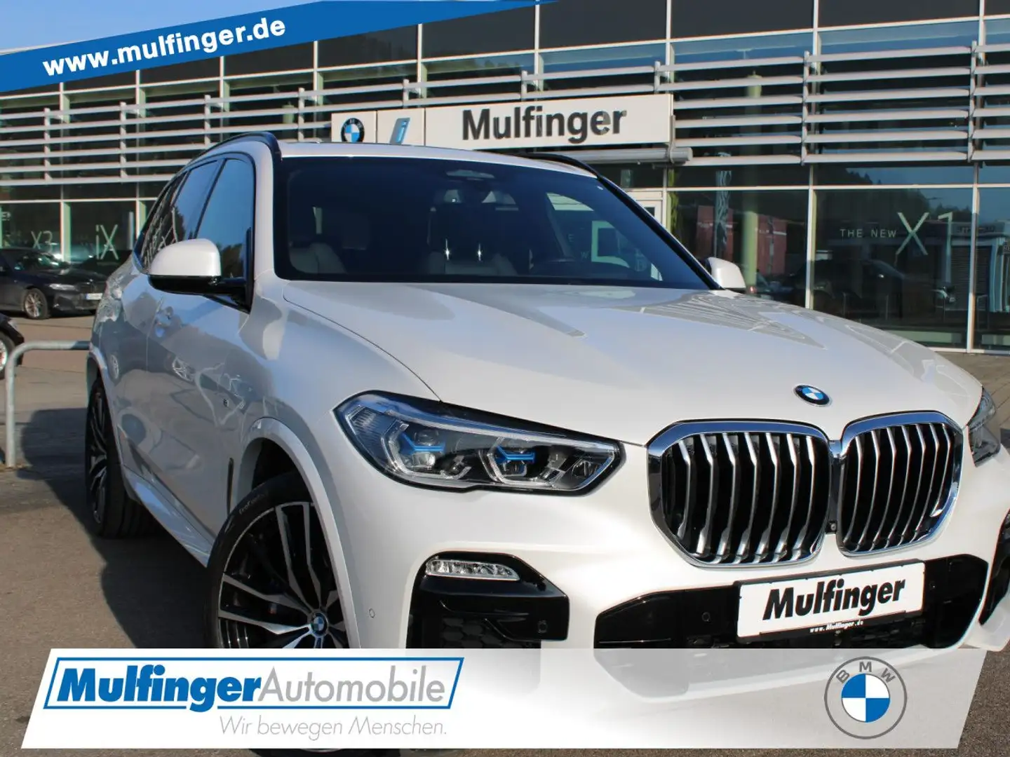 BMW X5 x30d M Sport Standh.Leder PanoD.Ha/Ka.AHK 22" Weiß - 1