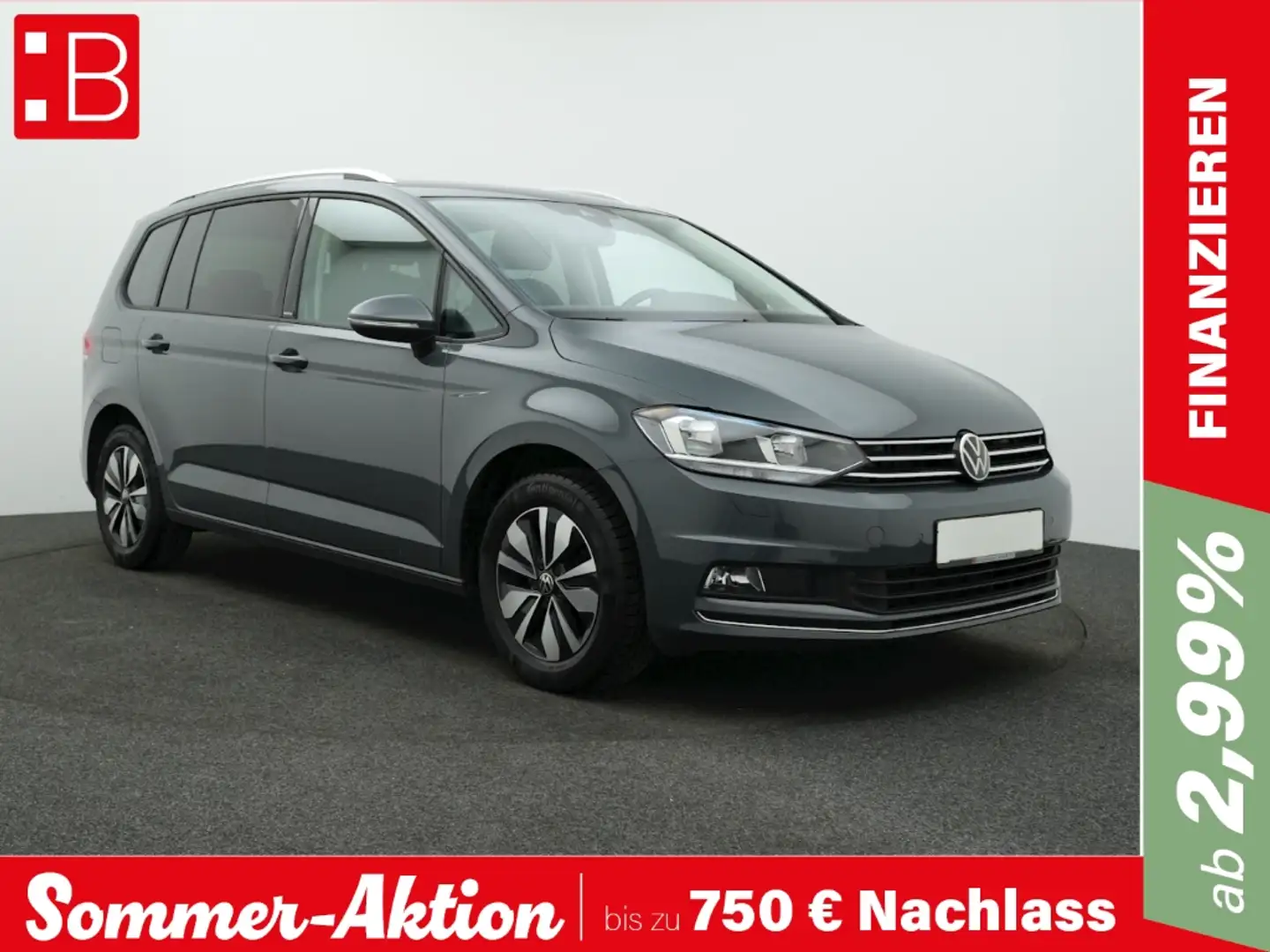 Volkswagen Touran 1.5 TSI DSG Move 7-S. KINDERSITZ KAMERA Szary - 1