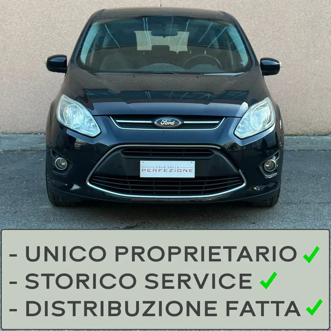 Ford C-Max Titanium, 1.6 Benzina 125cv, Unico Proprietario Nero - 1