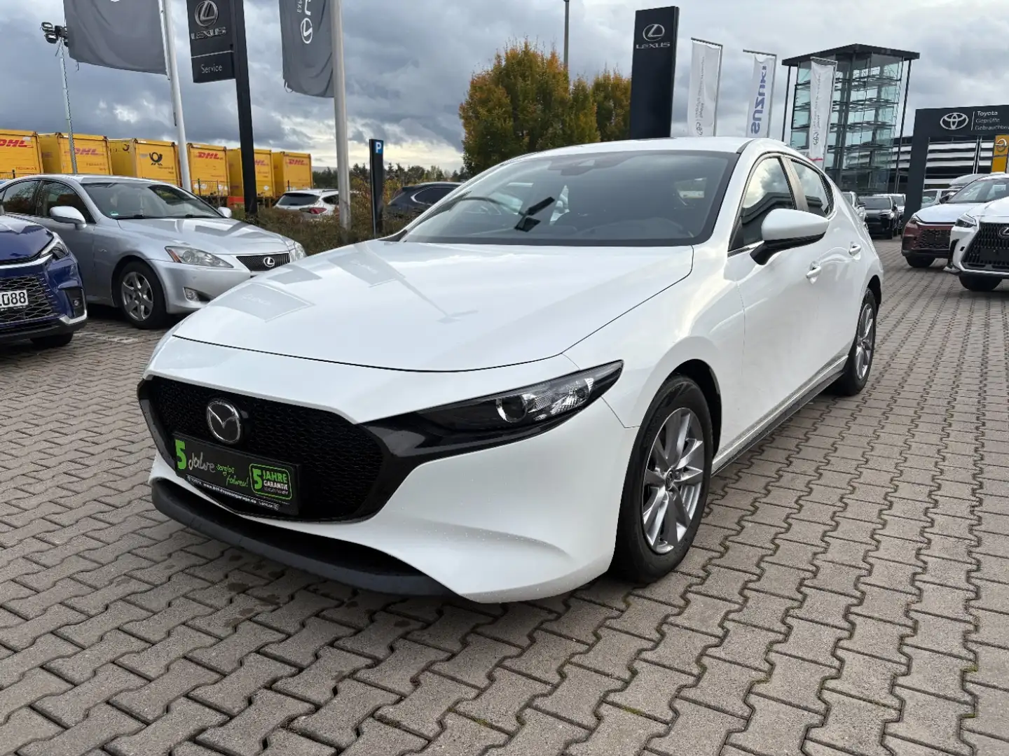 Mazda 3 2.0 M-Hybrid SKYACTIV-G LED, Navi, HUD, PDC, BT Weiß - 2
