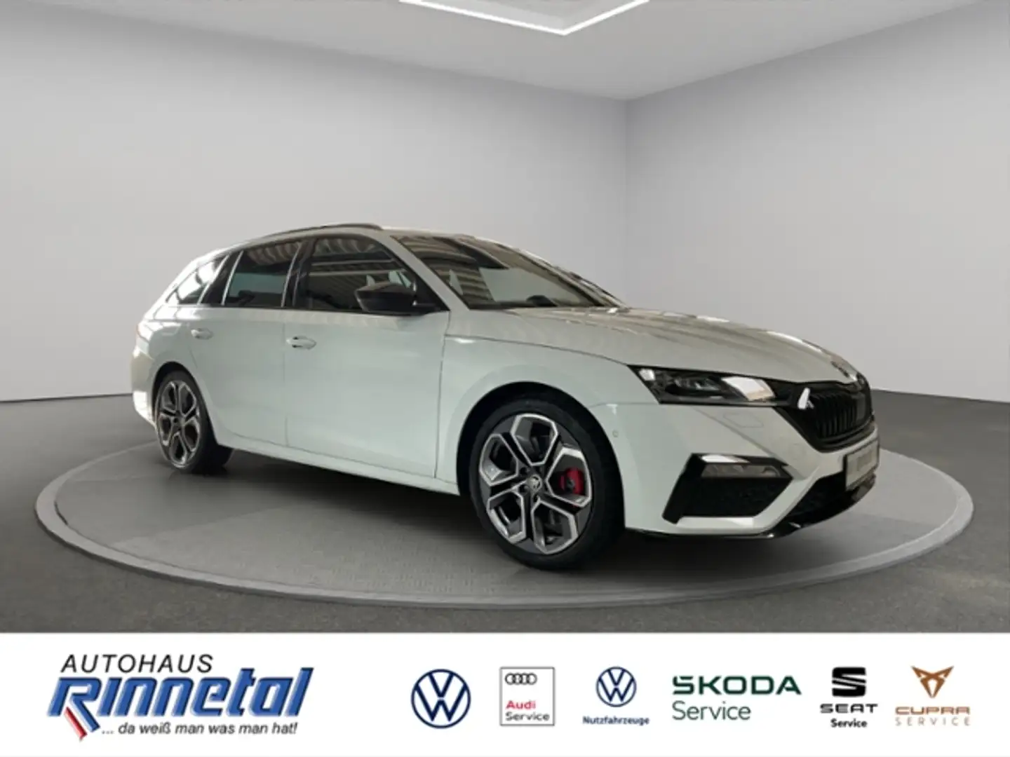 Skoda Octavia Combi 2.0 TSI OPF DSG RS Plus AHK+KAMERA+ACC+MATR Weiß - 2