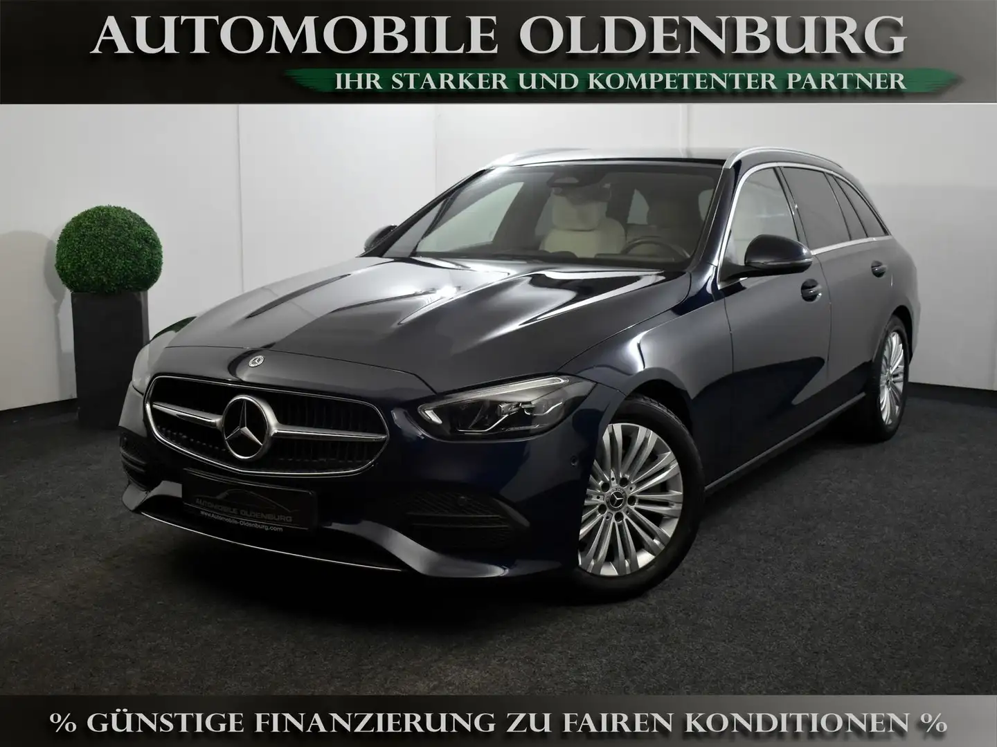 Mercedes-Benz C 220 d T Avantgarde *Distro*AHK*Leder*Kamera* Blau - 1