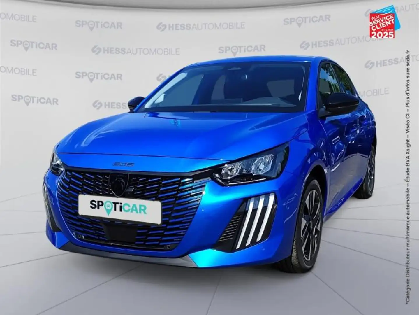 Peugeot 208 1.2 Hybrid 110ch Allure e-DCS6 Bleu - 1