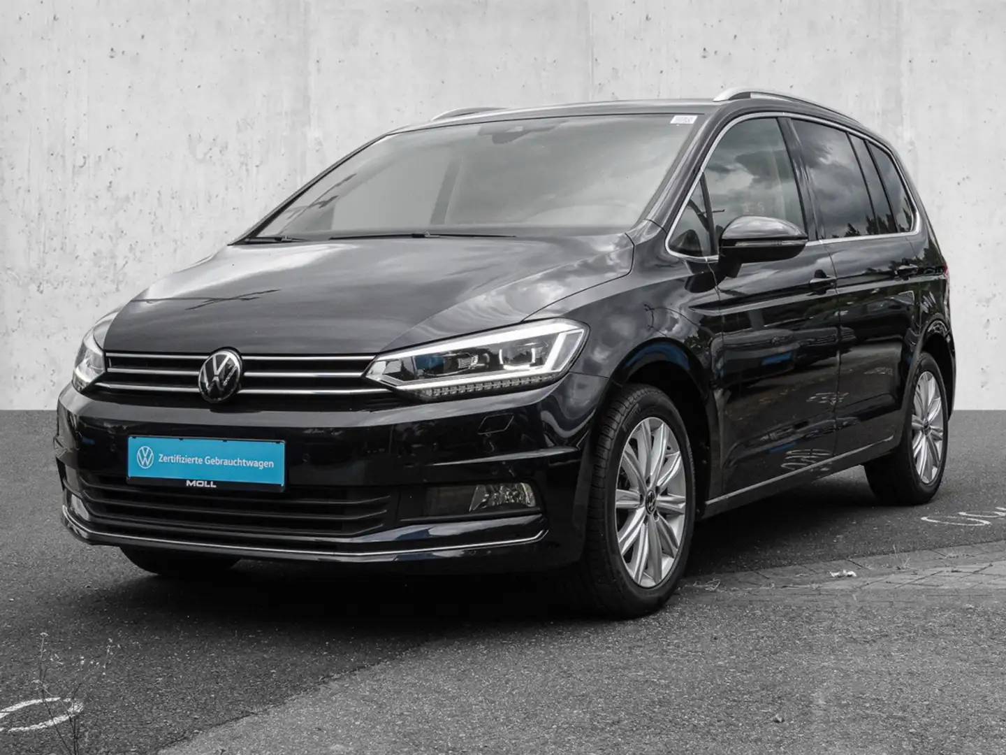 Volkswagen Touran 2.0 TDI DSG Highline 7-Sitzer NAVI LM LED ACC PDC Schwarz - 2