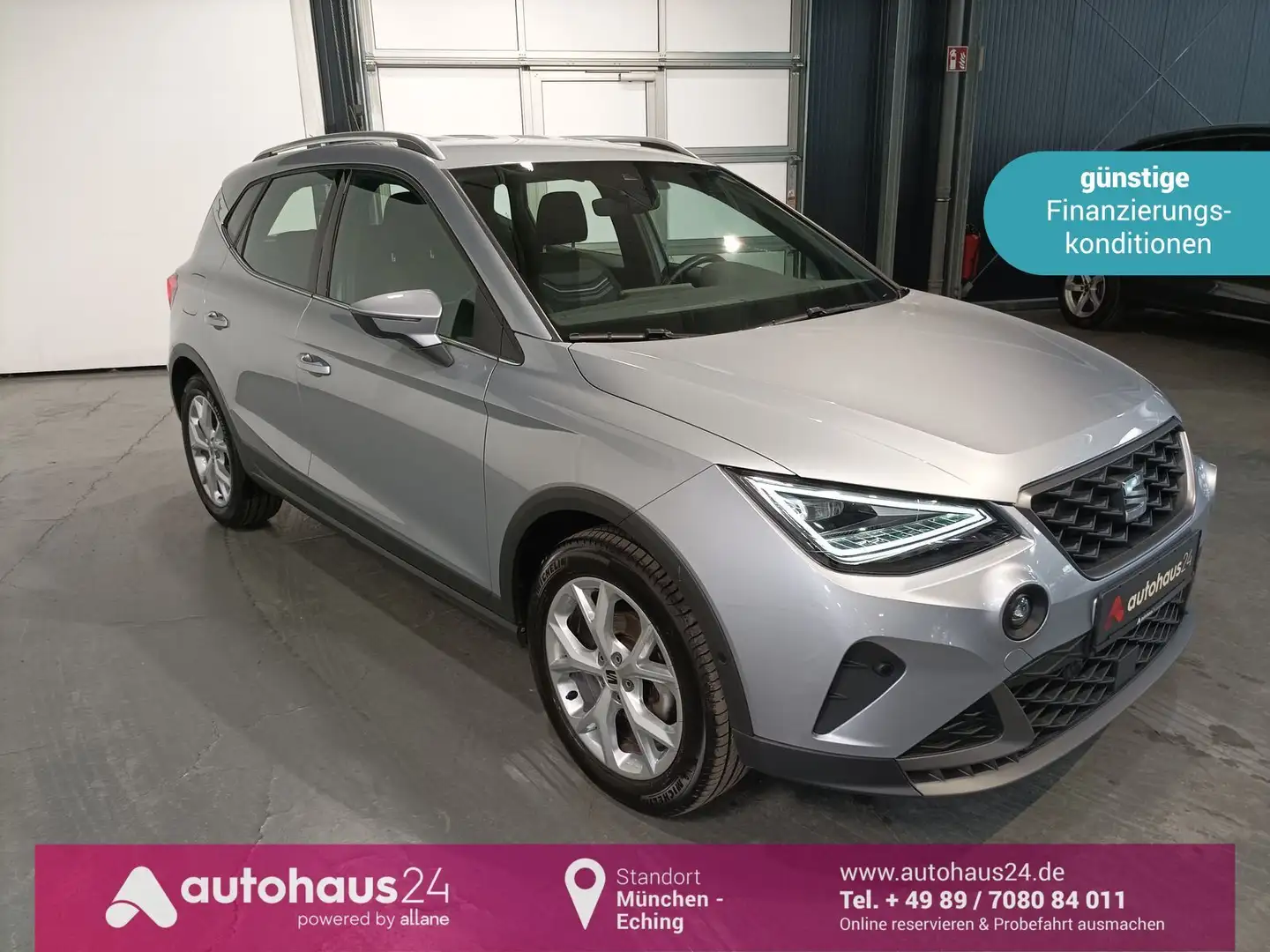 SEAT Arona 1.5 TSI FR LED|Navi|ParkPilot|Sitzhz. Argent - 1
