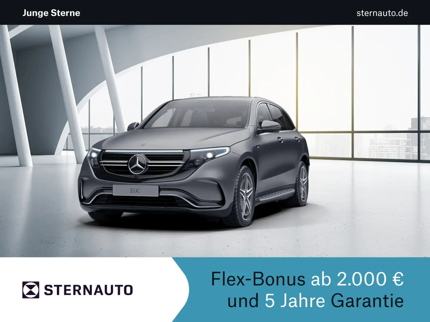 Mercedes-Benz EQC 400 EQC 400 4MATIC AMG Line Navi/Distronic/Keyless-Go Grey - 1