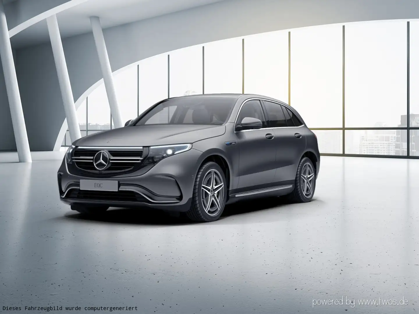 Mercedes-Benz EQC 400 EQC 400 4MATIC AMG Line Navi/Distronic/Keyless-Go Grey - 2