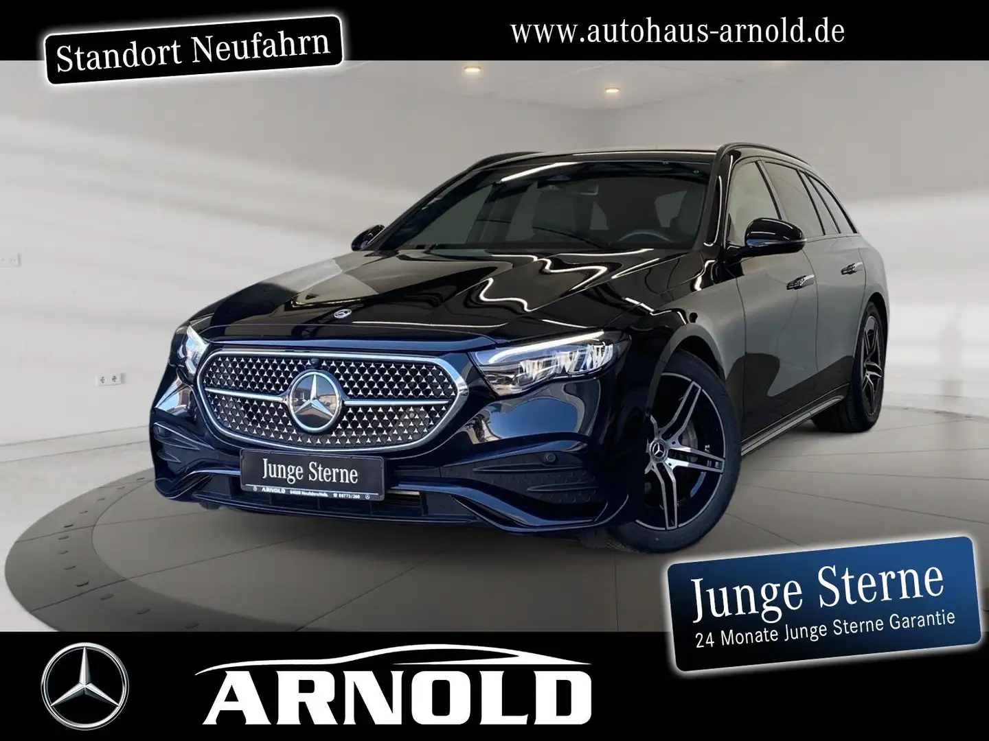 Mercedes-Benz E 220 E 220 T d AMG-Line AHK Night-P. DISTRONIC Kamera Noir - 1