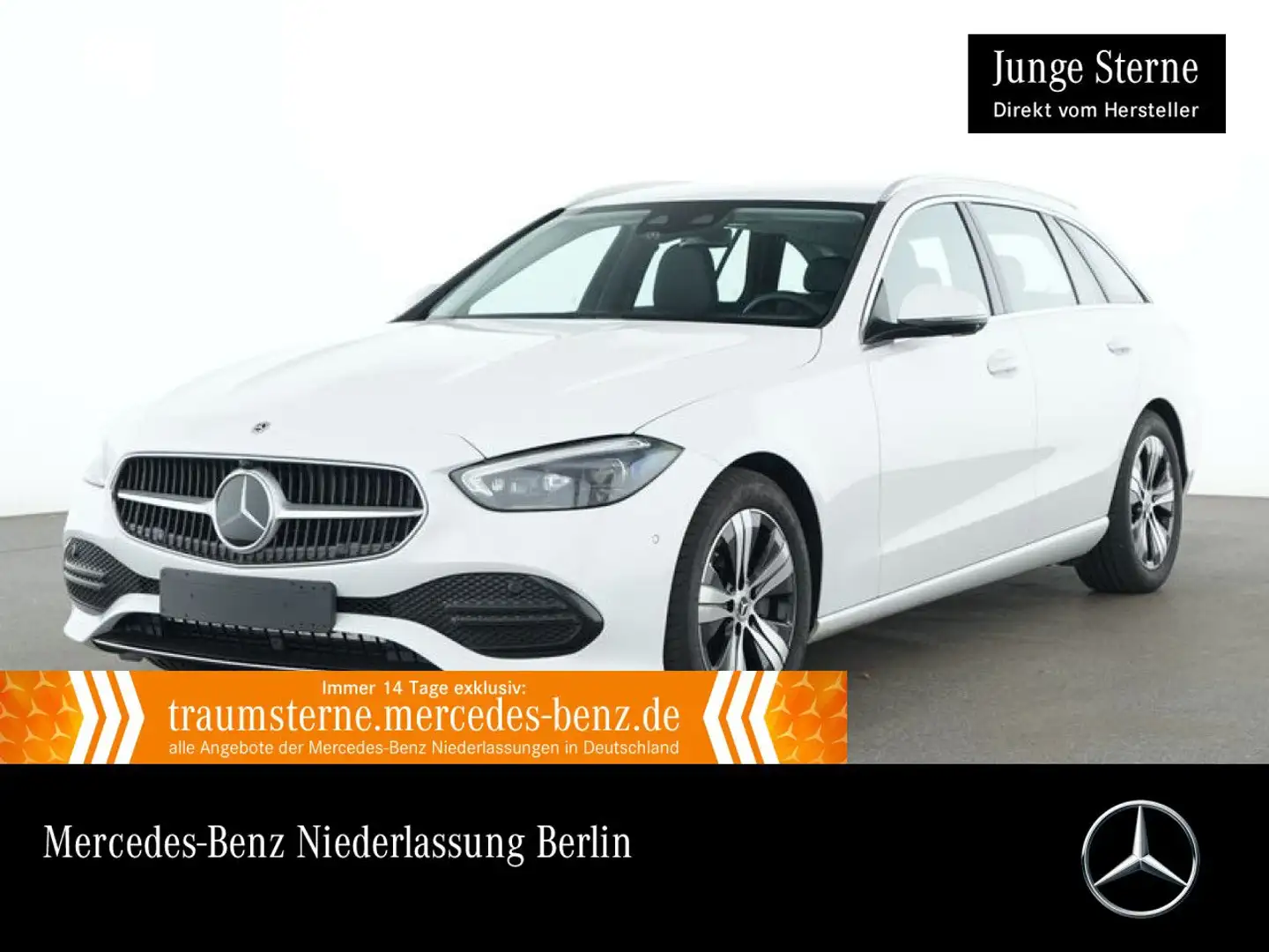Mercedes-Benz C 220 d T AVANTG+360+AHK+KEYLESS+9G Weiß - 1