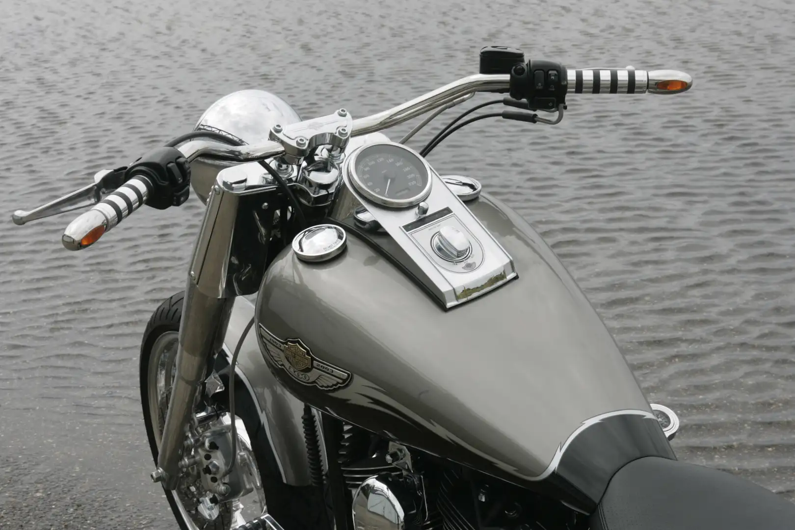 Harley-Davidson Fat Boy Custom Umbau Ricks Jubilkäumsmodell 100 Jahre Schwarz - 2