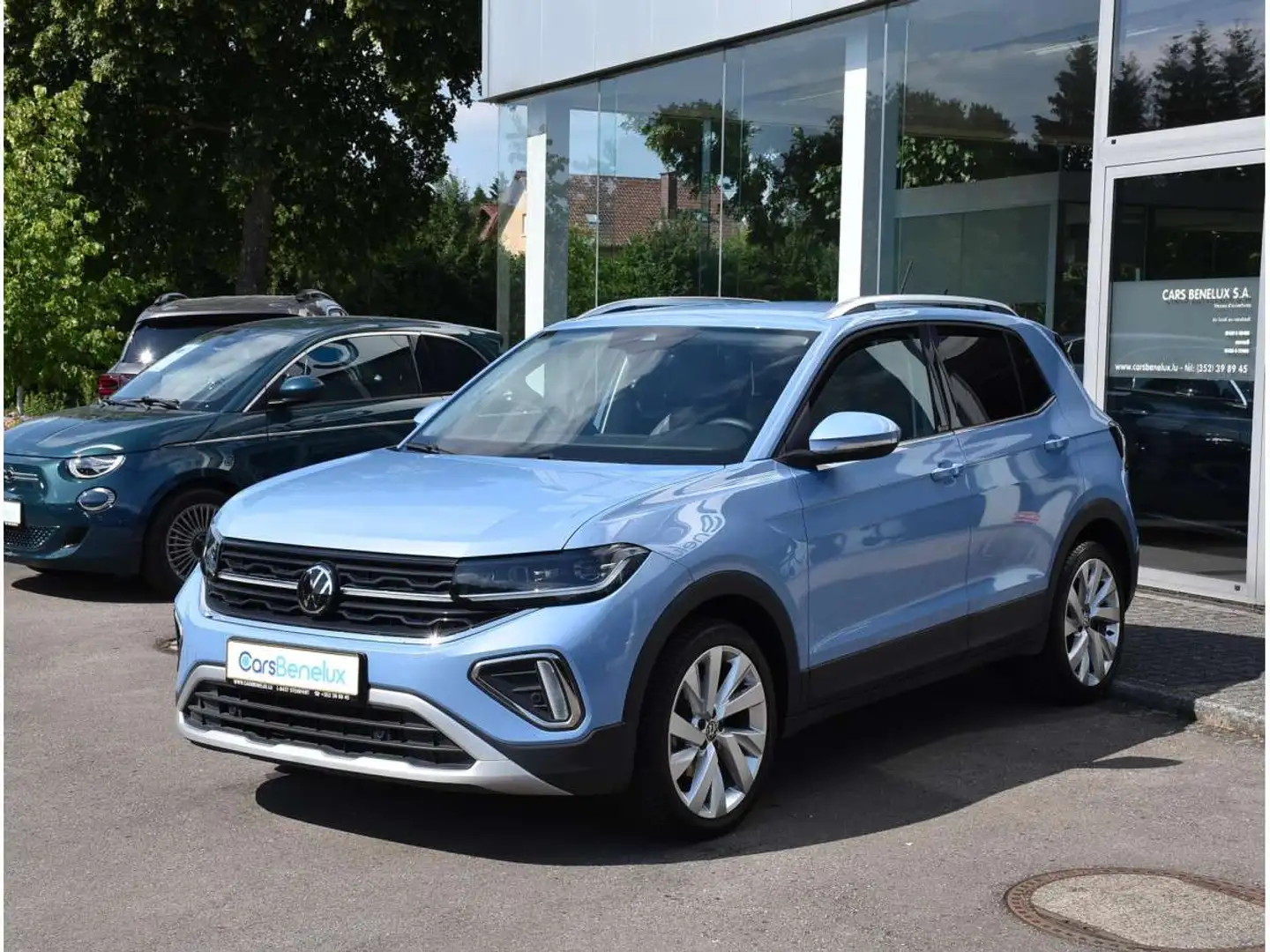 Volkswagen T-Cross 1.0 TSI Style DSG ACC GPS CAM KEYLESS ATT RMQ 1M. Bleu - 2