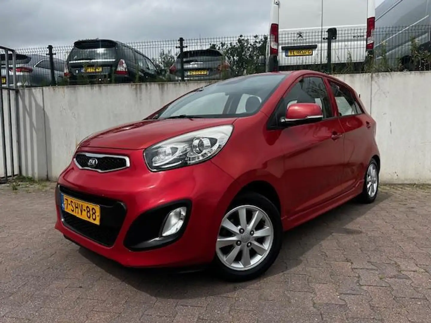 Kia Picanto 1.2 CVVT ISG Plus Pack/NAVI/AIRCO/77780 KM NAP/APK Rood - 2