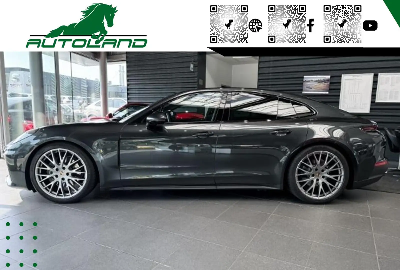 Porsche Panamera 2.9 4 Sport Pack-Pelle-Led-Finanziabile Grigio - 2
