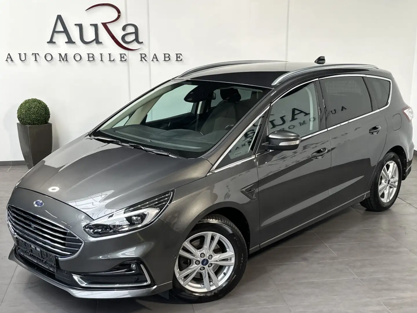 Ford S-Max 2.0 EB Aut. Titanium NAV+LED+AHK+ACC+VCOCK Szary - 1