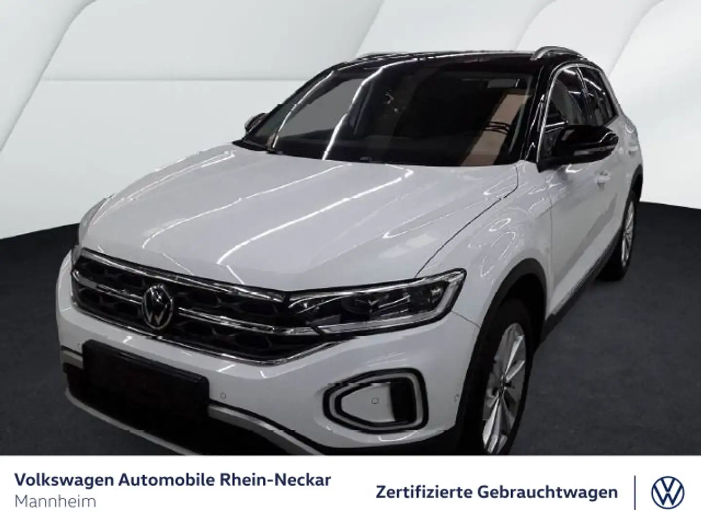 Volkswagen T-Roc 1.5 TSI Style DSG Navi AHK LED uvm Weiß - 2