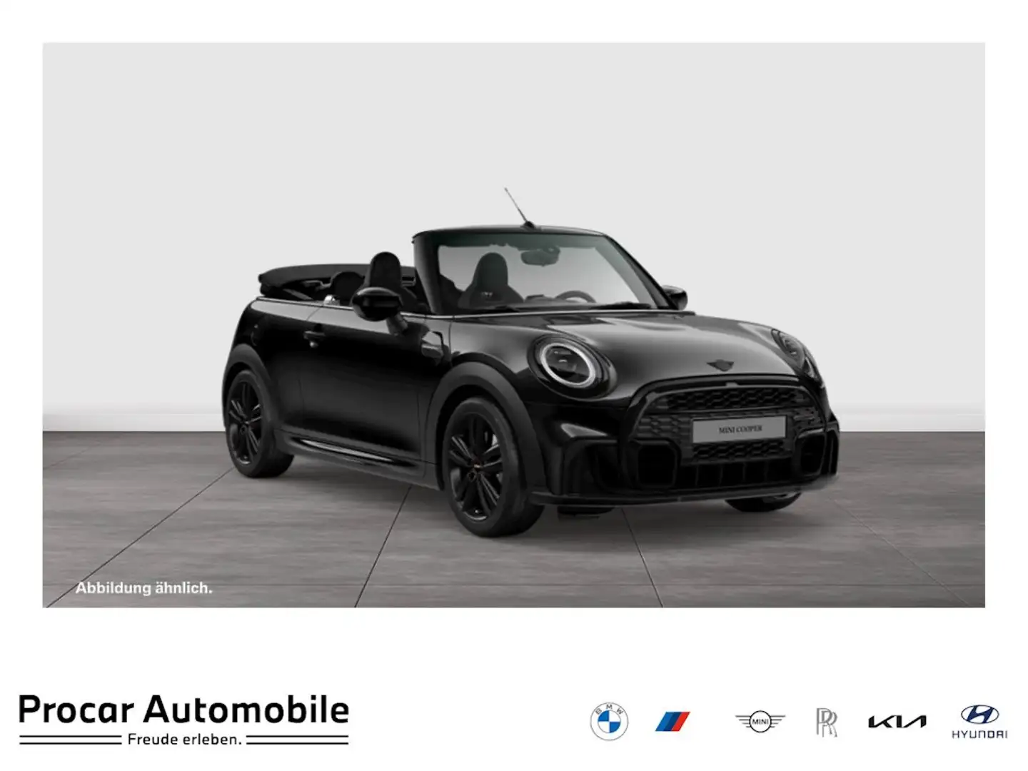 MINI Cooper Cabrio Cooper JCW Trim Nav LED Shz DAB CarPlay 17" Schwarz - 1
