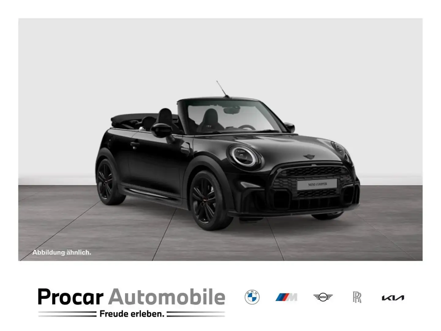 MINI Cooper Cabrio Cooper JCW Trim Nav LED Shz DAB CarPlay 17" Schwarz - 1