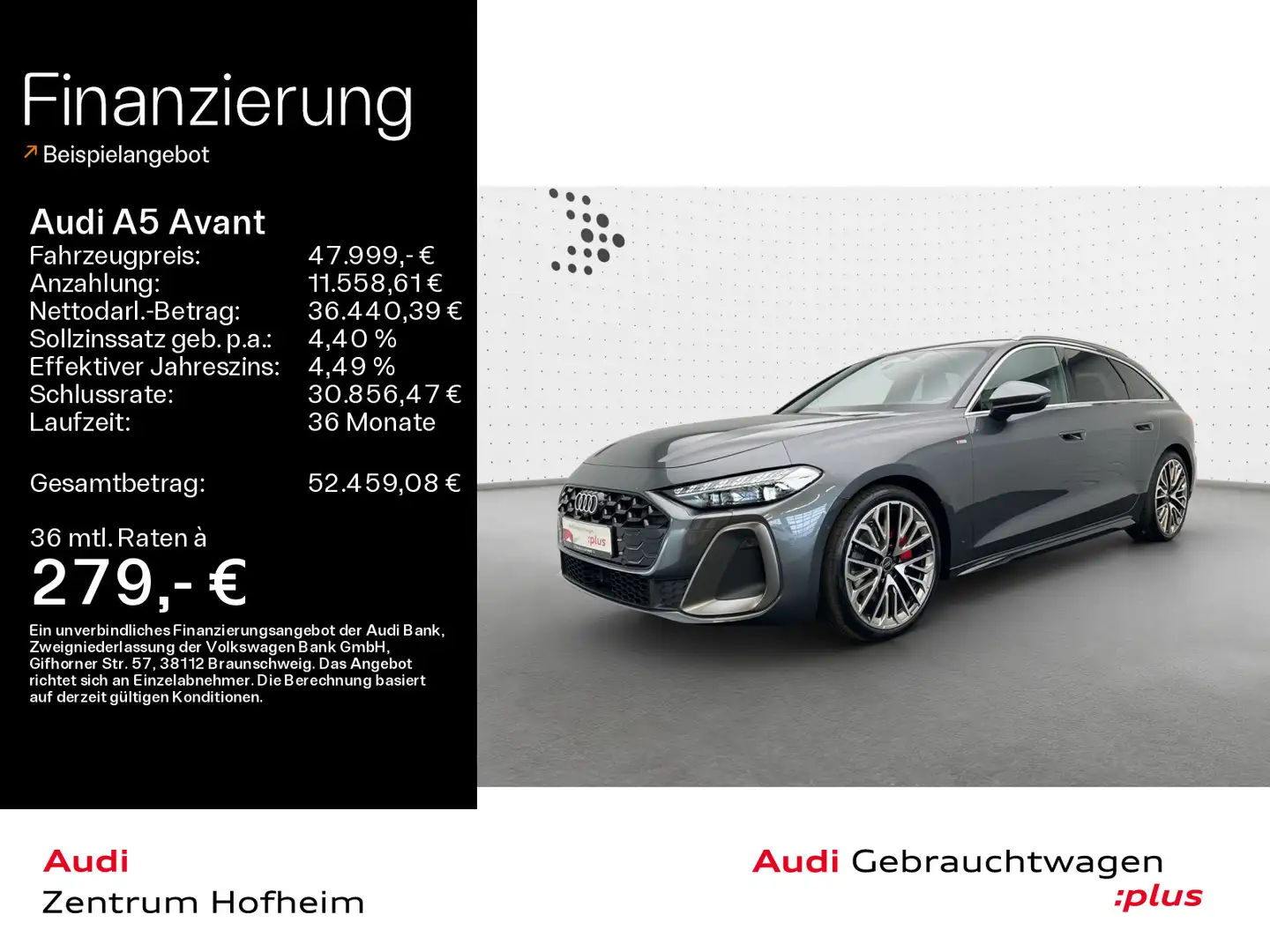 Audi A5 35 TFSI S line S tro*LED*Virtual*Navi+* Grau - 1