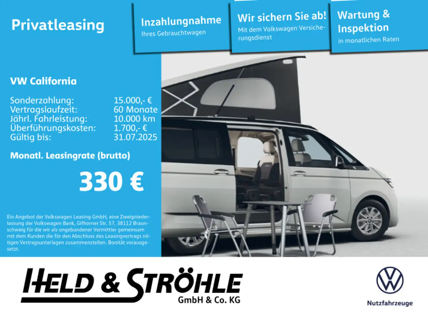 Volkswagen California Ocean,Bestellfzg.5Jahre Garantie Weiß - 1