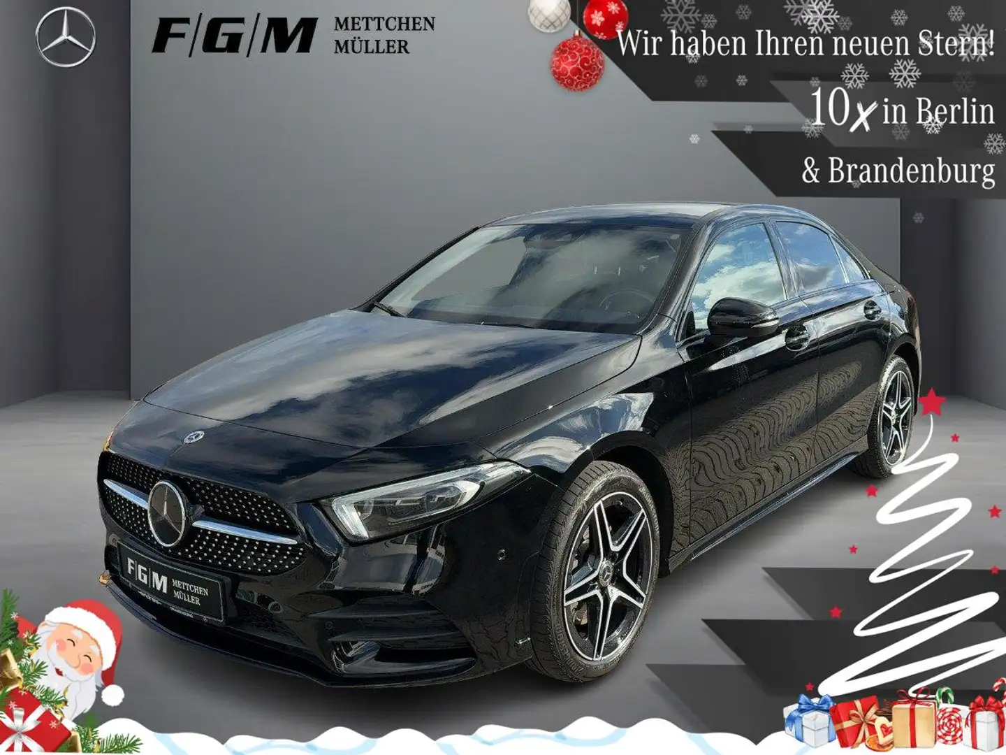 Mercedes-Benz A 250 e AMG Line MBeam|S-Dach|CarPlay|Night|Kam Schwarz - 1