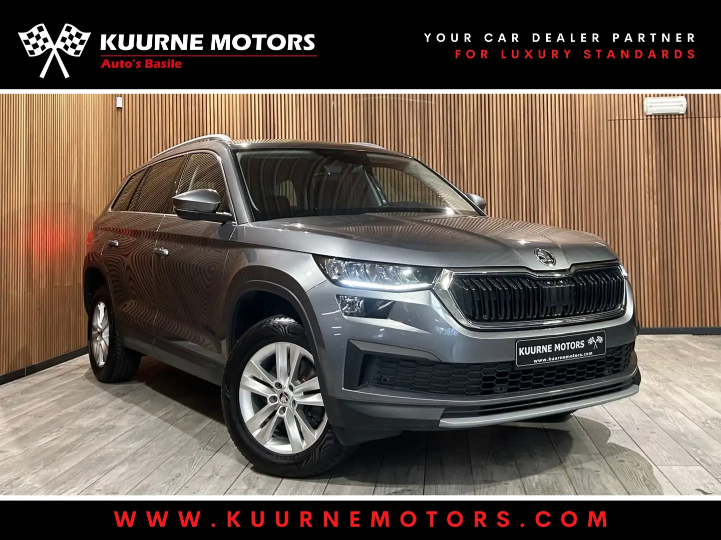 Skoda Kodiaq 1.5 TSI DSG 7pl Alu17"/Cam/Carplay *1j garantie* Grigio - 1