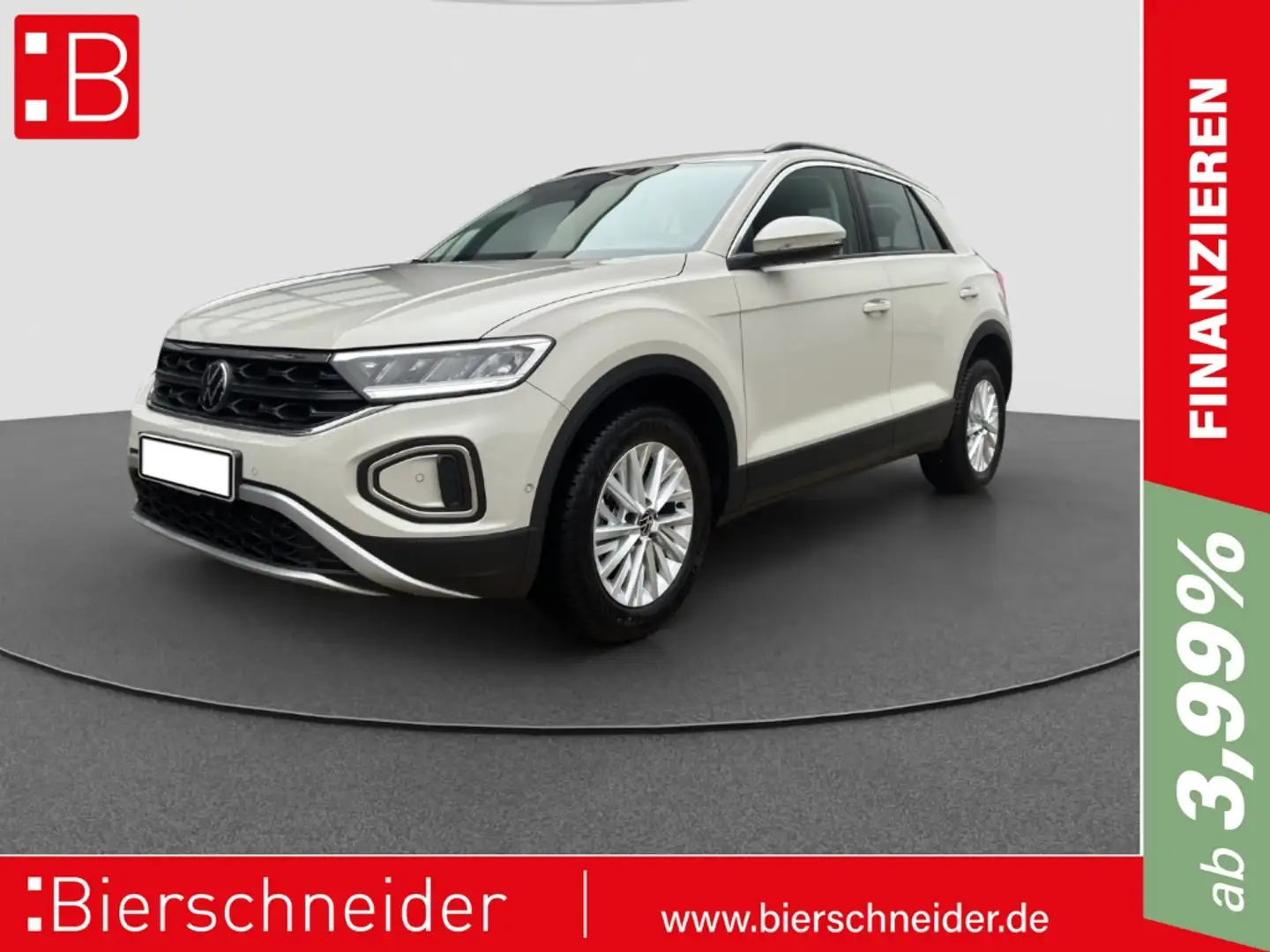 Volkswagen T-Roc 1.0 TSI Life NAV ACC LED PDC ALLWETTER Gris - 1