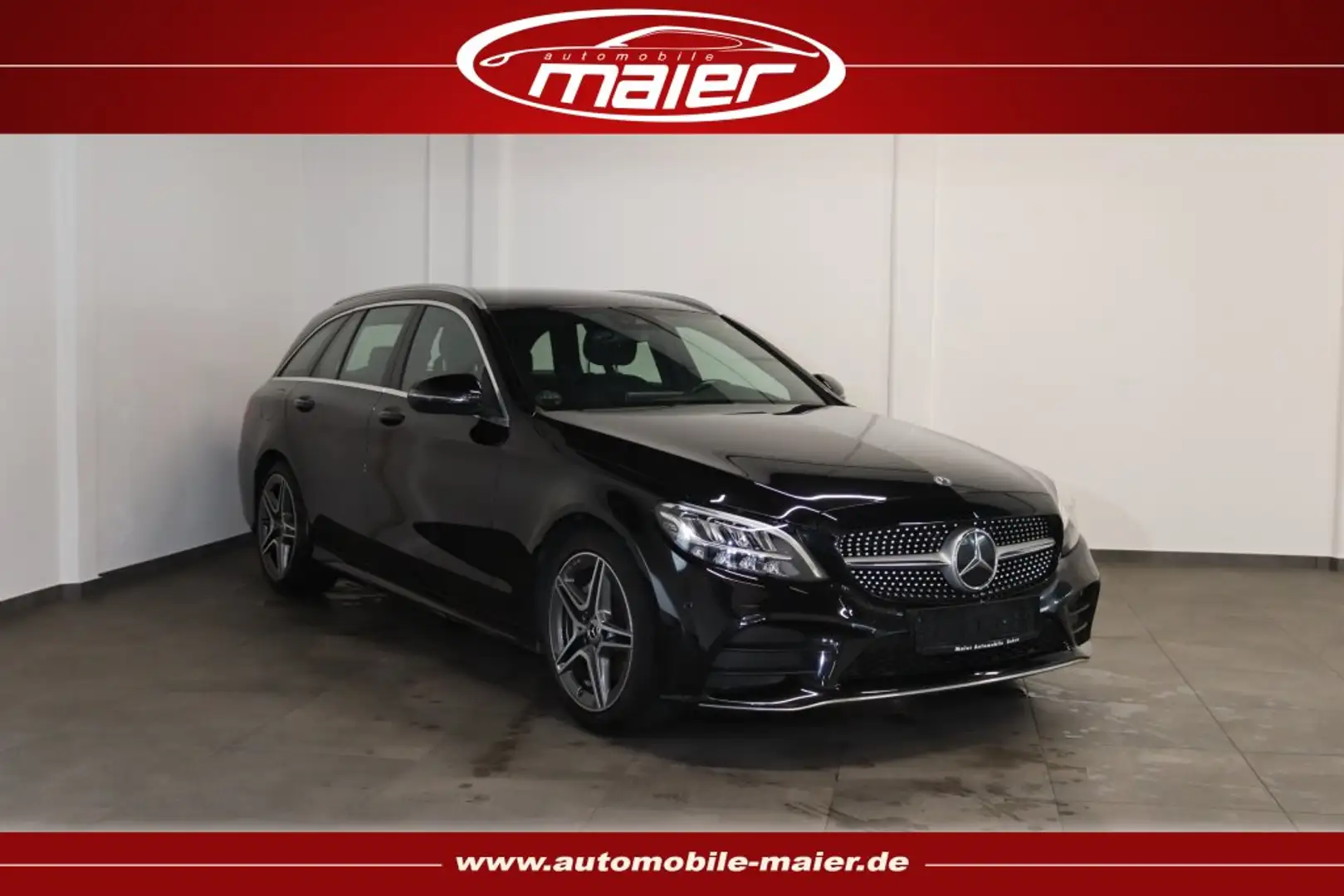 Mercedes-Benz C 180 T CGI AMG Line-Navi-Kamera-AHK-LED-SHZ- Schwarz - 1