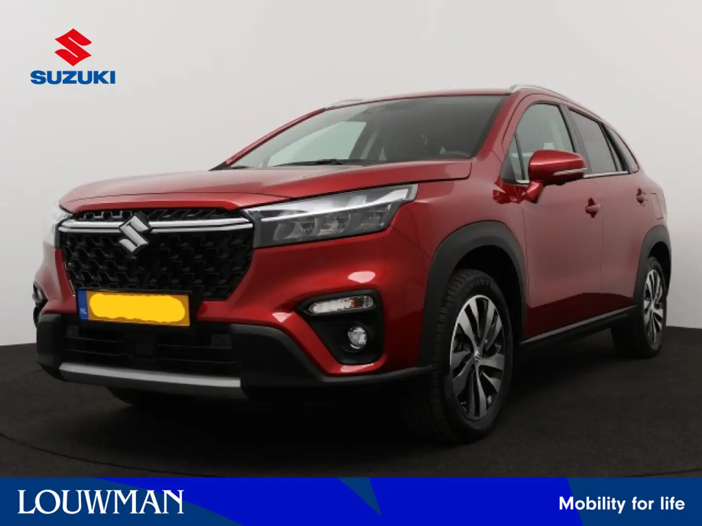 Suzuki S-Cross 1.4 Boosterjet Style Smart Hybrid *NIEUW* Rood - 1