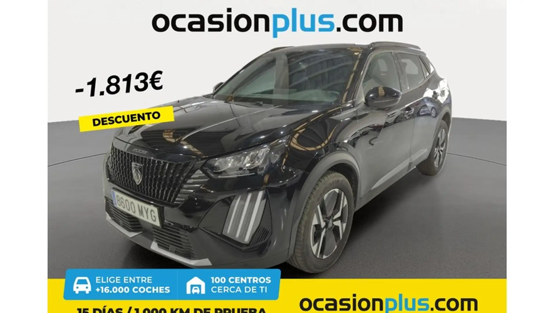 Peugeot 2008 1.2 PureTech S&S Allure 100 Schwarz - 1