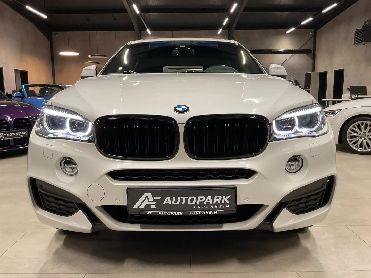 BMW X6 xDr. 40d M Paket Leder Kamera Navi Xenon Weiß - 2