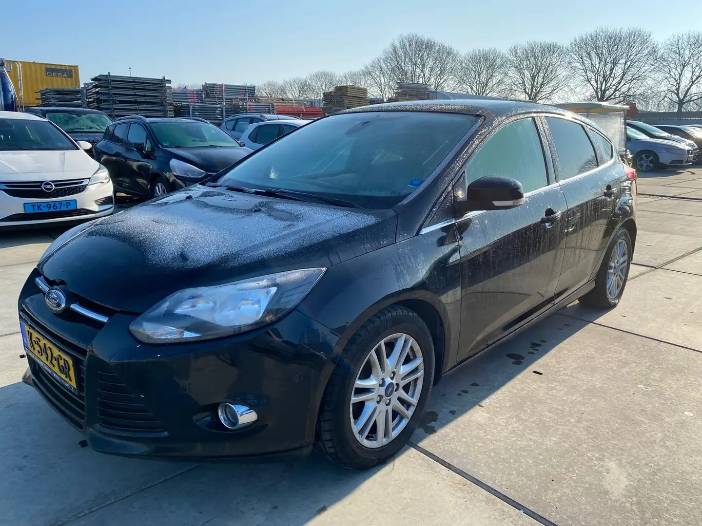 Ford Focus 2013 * 2.0 TDCI Titanium * AUTOMAAT NOT 100% !! Zwart - 1
