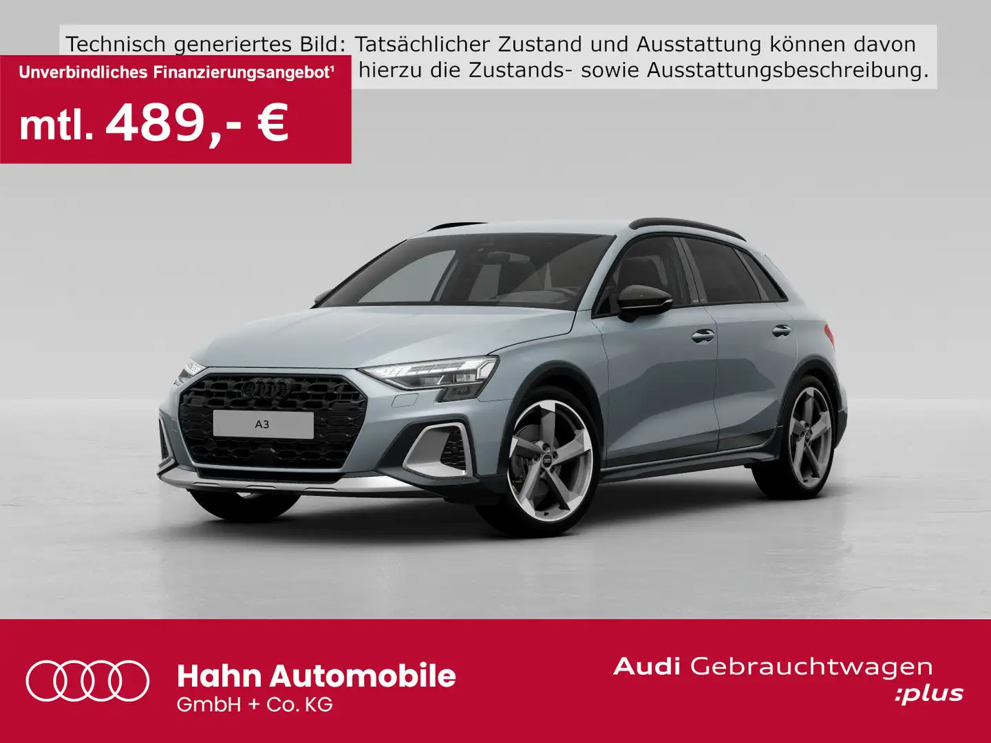 Audi A3 35 TDI Sonos AHK Vitual Standh LED Grigio - 1