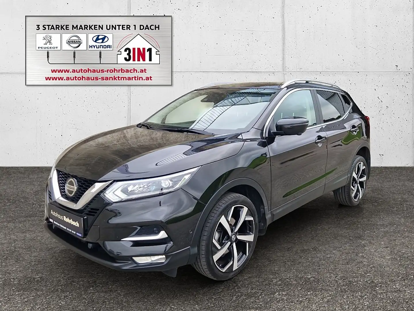 Nissan Qashqai 1,7 dCi ALL-MODE 4x4i Tekna Xtronic Aut. Nero - 1