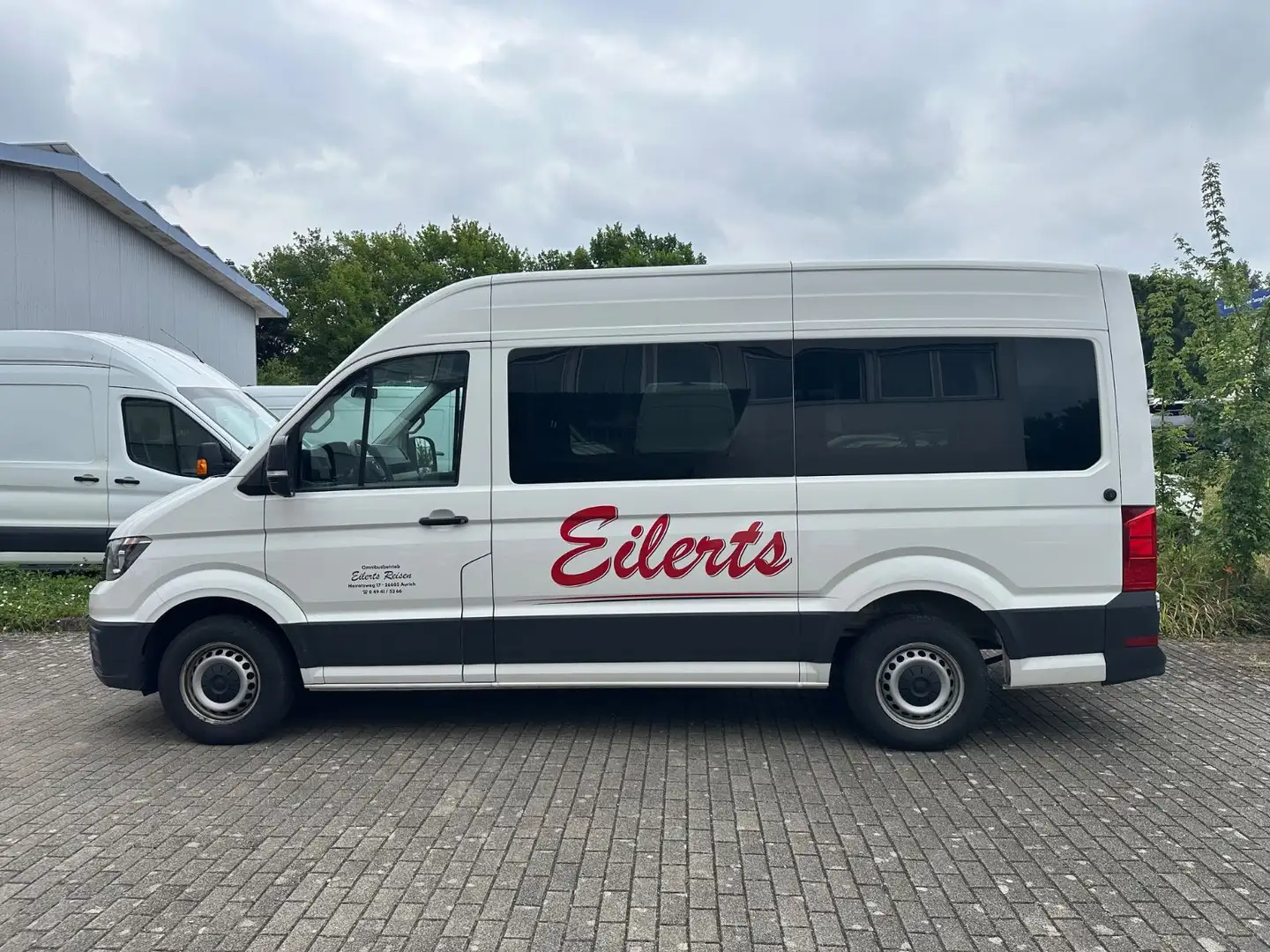 Volkswagen Crafter 35 mittellang Hochdach Rollstuhl Rampe Bianco - 2
