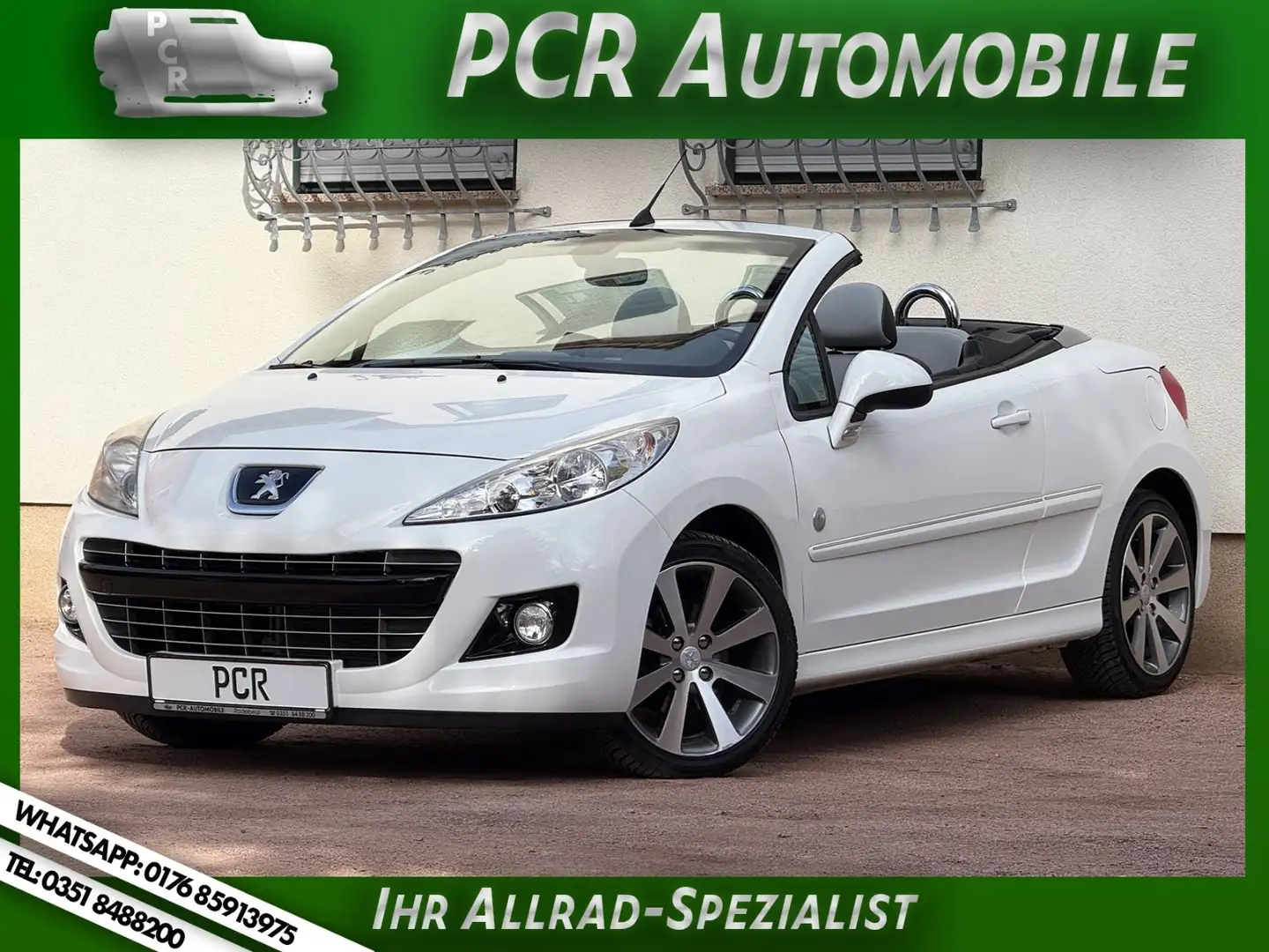Peugeot 207 CC Cabrio Roland Garros PDC STANDH. BT Blanc - 1
