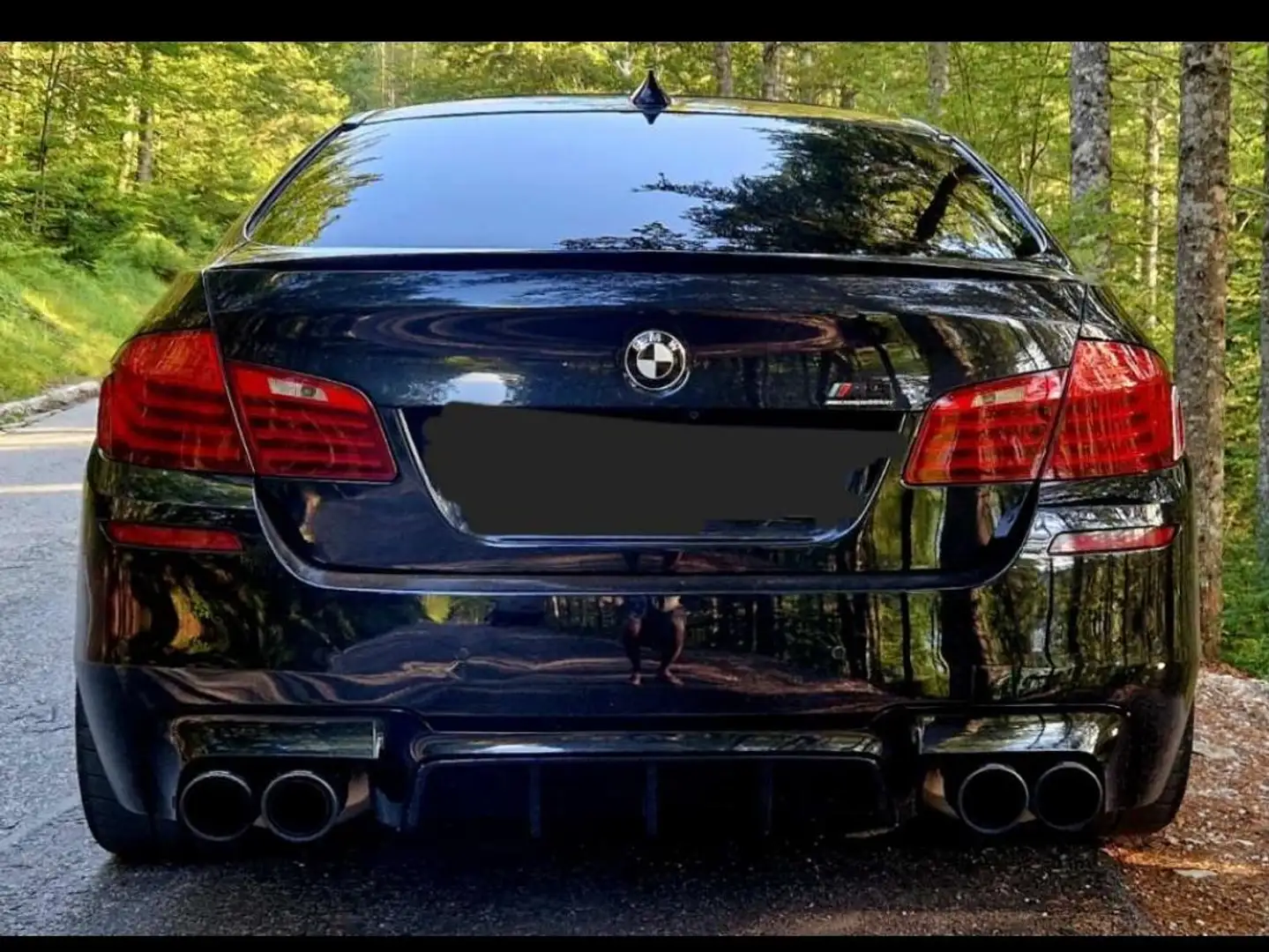 BMW M5 Competion Akrapovic Eventuri Gewinde Wagner Stinger Voll Schwarz - 2